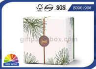 Delicate Printing Design Lid / Base Paper Cardboard Gift Box Rigid Spot UV Surface